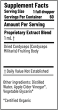 Load image into Gallery viewer, Cordyceps Tincture - 2oz/60mL
