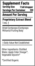 Load image into Gallery viewer, Cordyceps Tincture - 4oz/120mL
